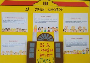 Den otevřených dveří v ZŠ Komárov