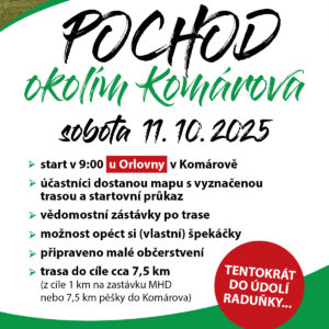 Pochod okolím Komárova