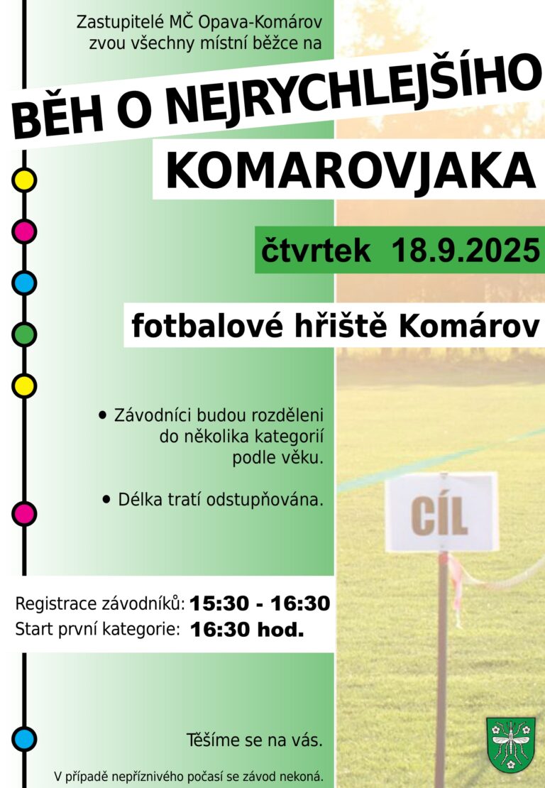 Běh o nejrychlejšího Komarovjaka