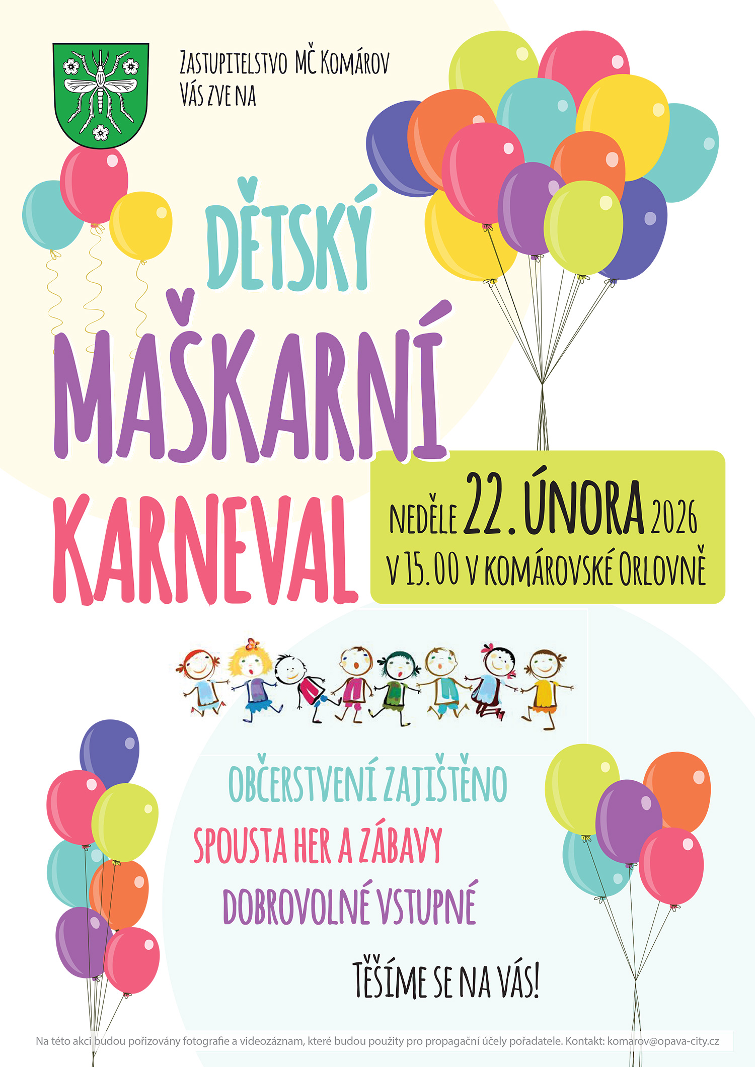 Maškarní karneval pro děti