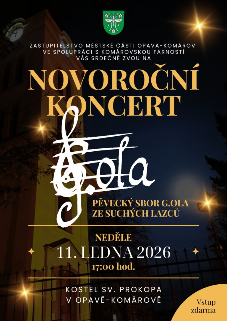 Novoroční koncert pěveckého sboru G.ola
