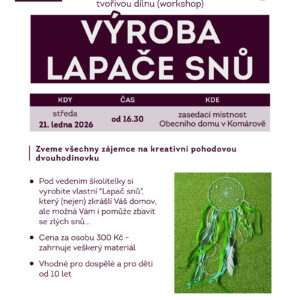 Tvořivá dílna – VÝROBA LAPAČE SNŮ