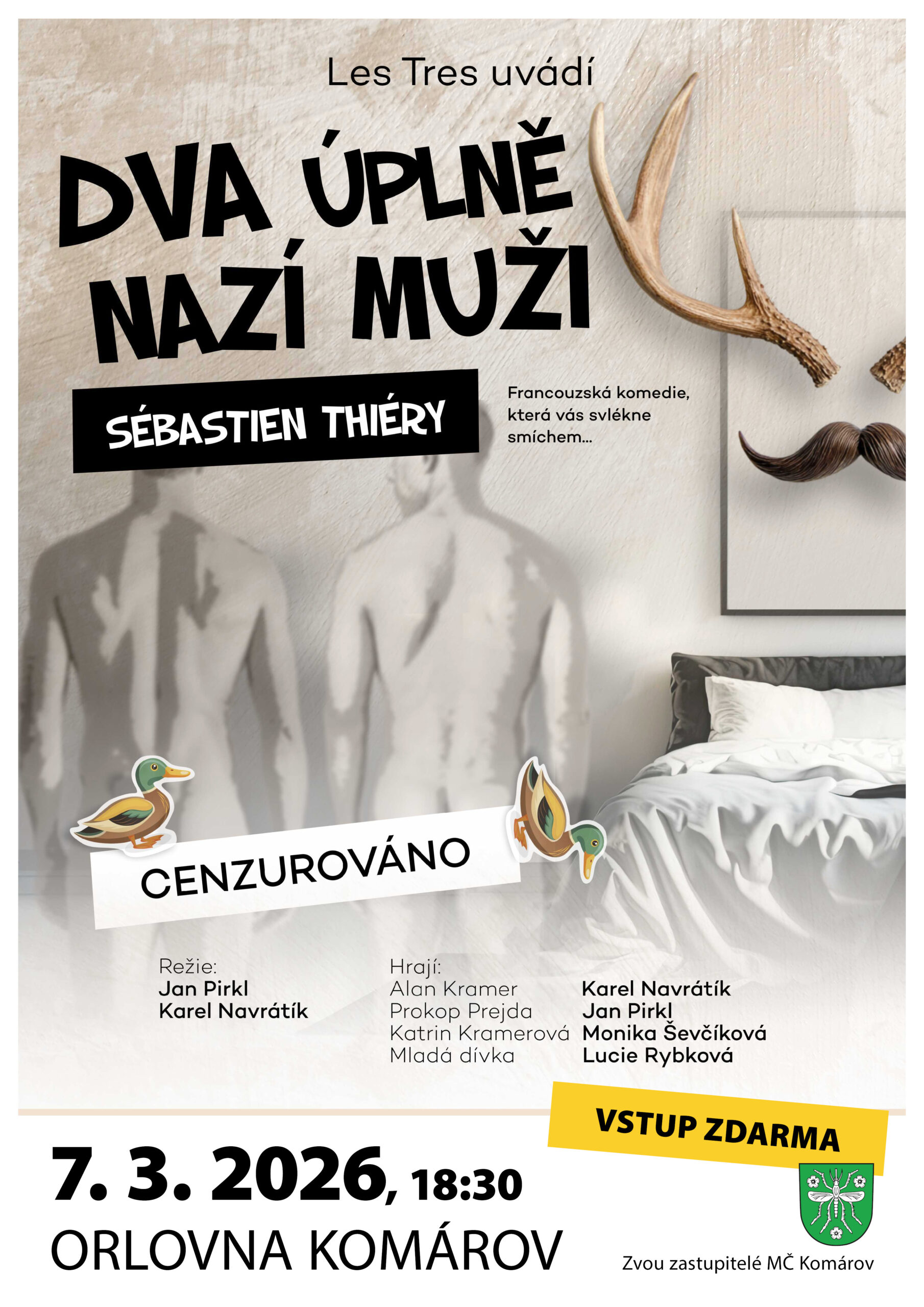 Divadlo v Orlovně (Les Tres – Dva úplně nazí muži)