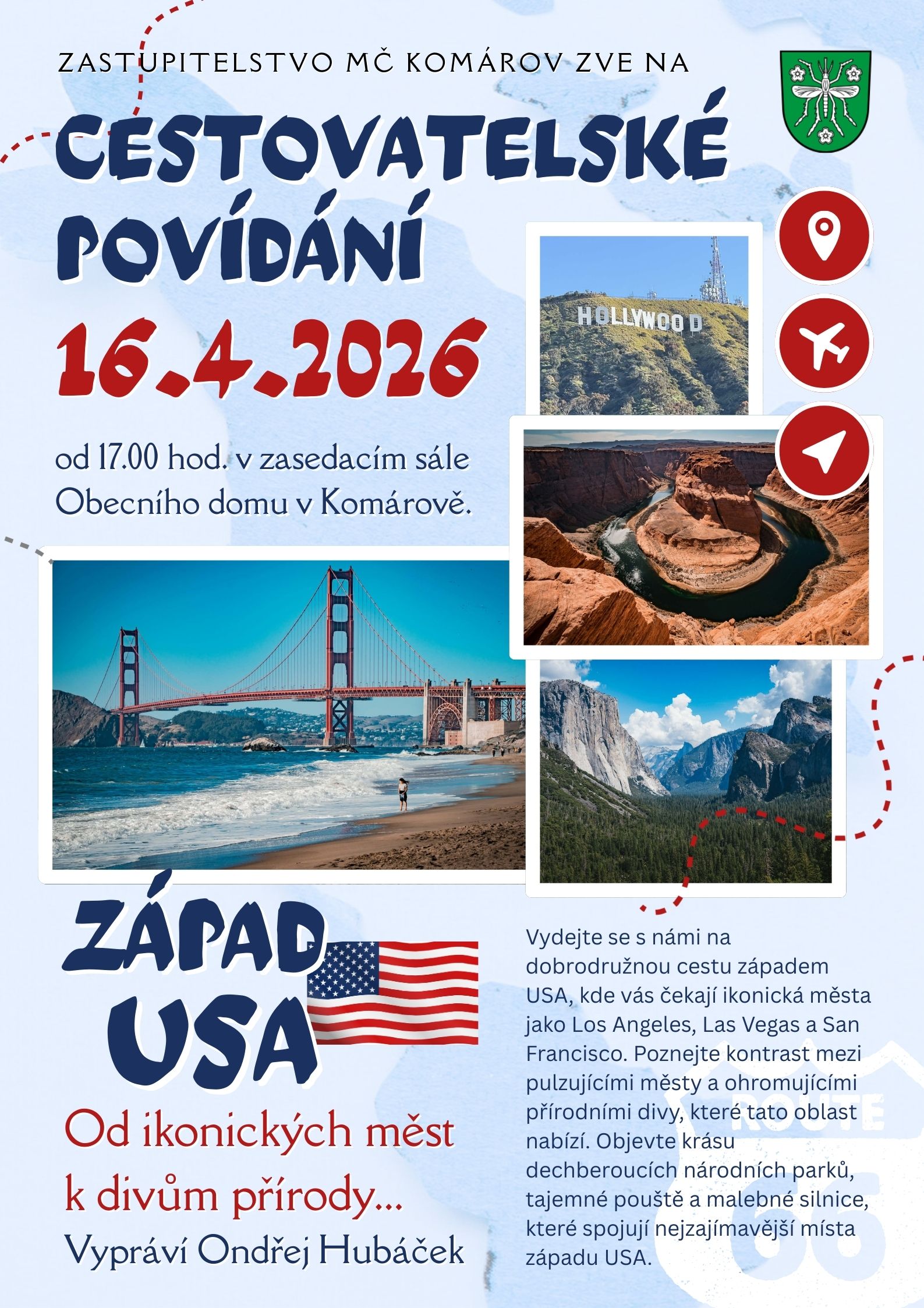 Cestovatelské povídání „Západ USA“