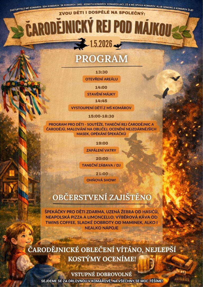 Čarodějnický rej pod májkou