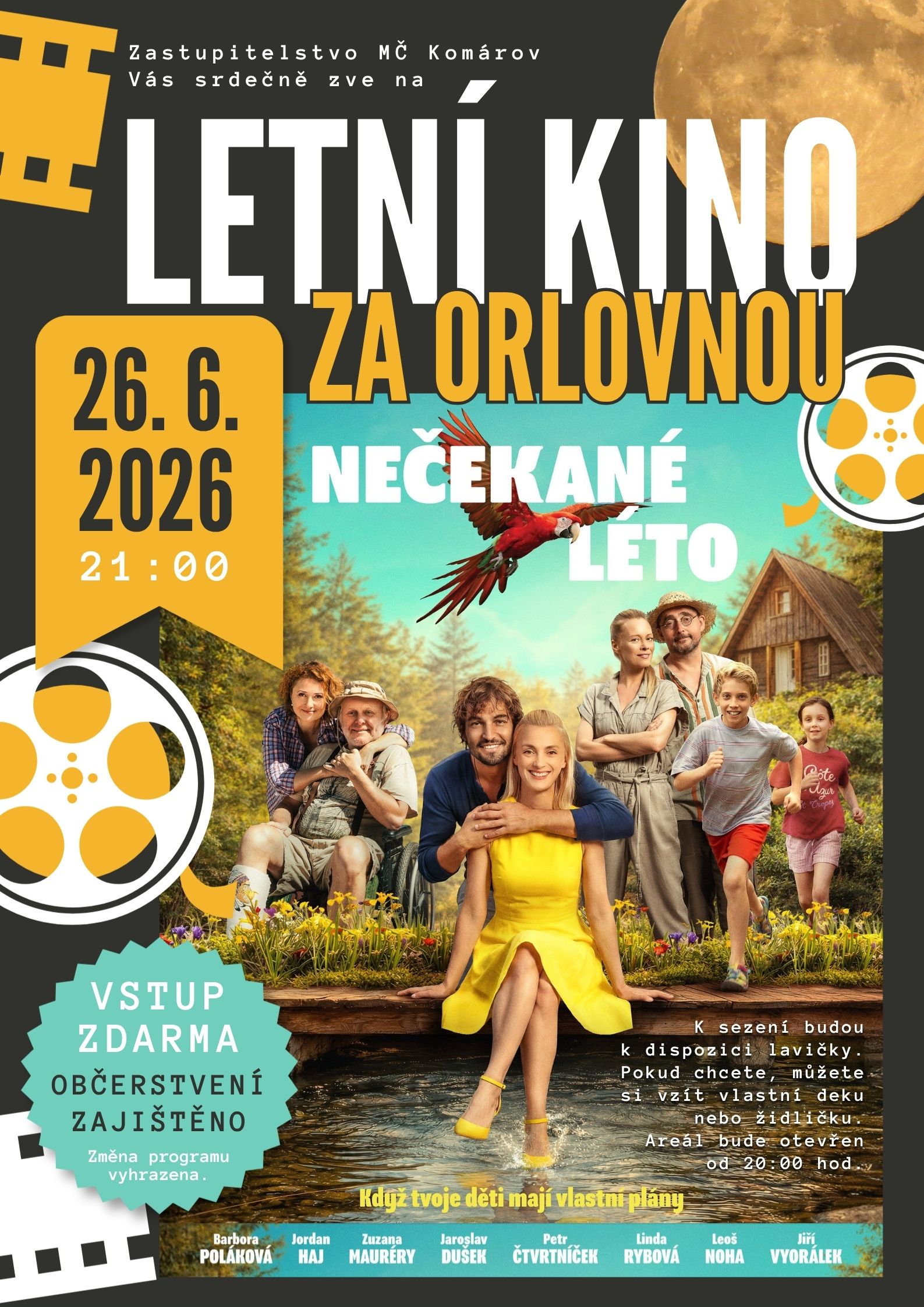 Letní kino za Orlovnou