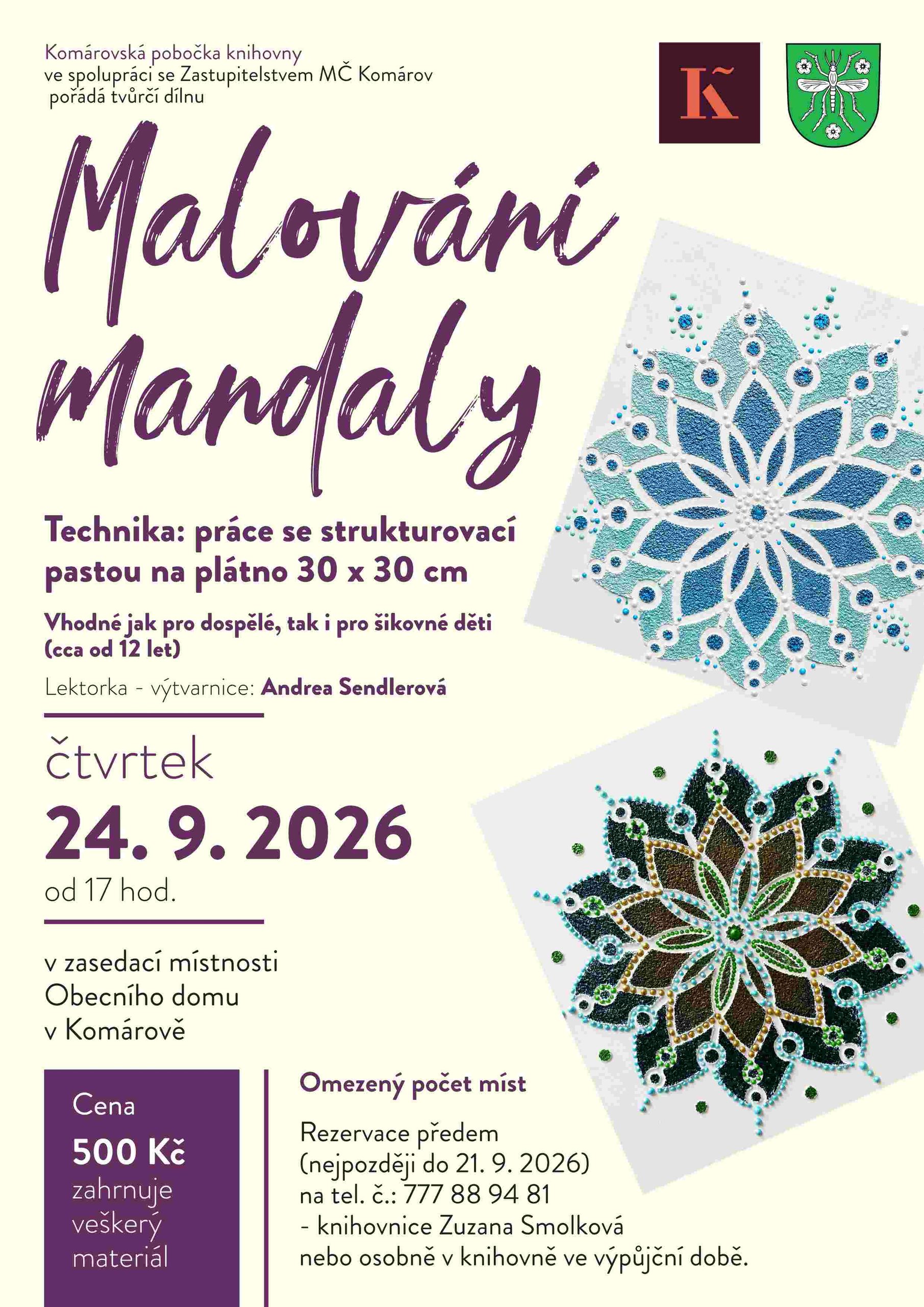 Tvořivá dílna – Malování mandaly