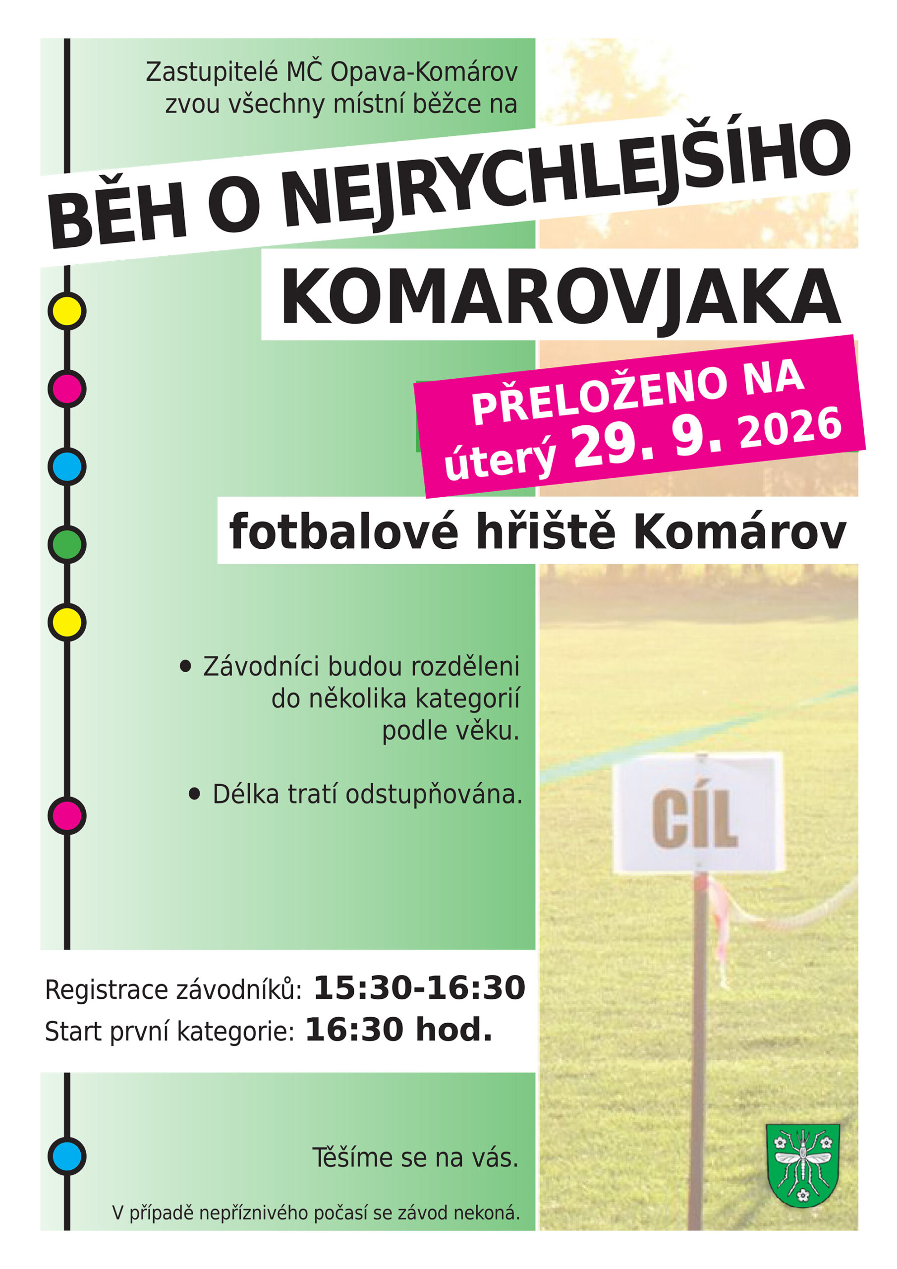 Běh o nejrychlejšího Komarovjaka