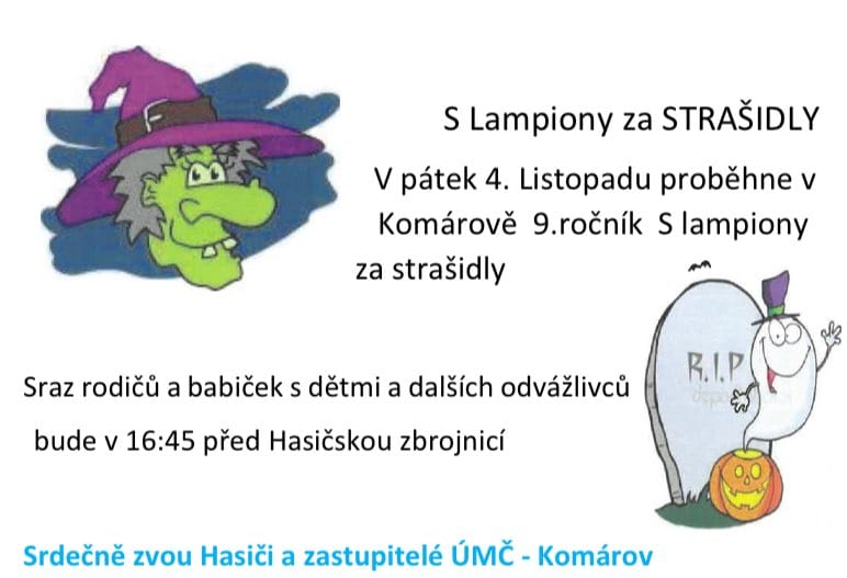 S lampiony za STRAŠIDLY
