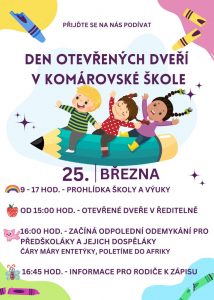 Den otevřených dveří v komárovské škole