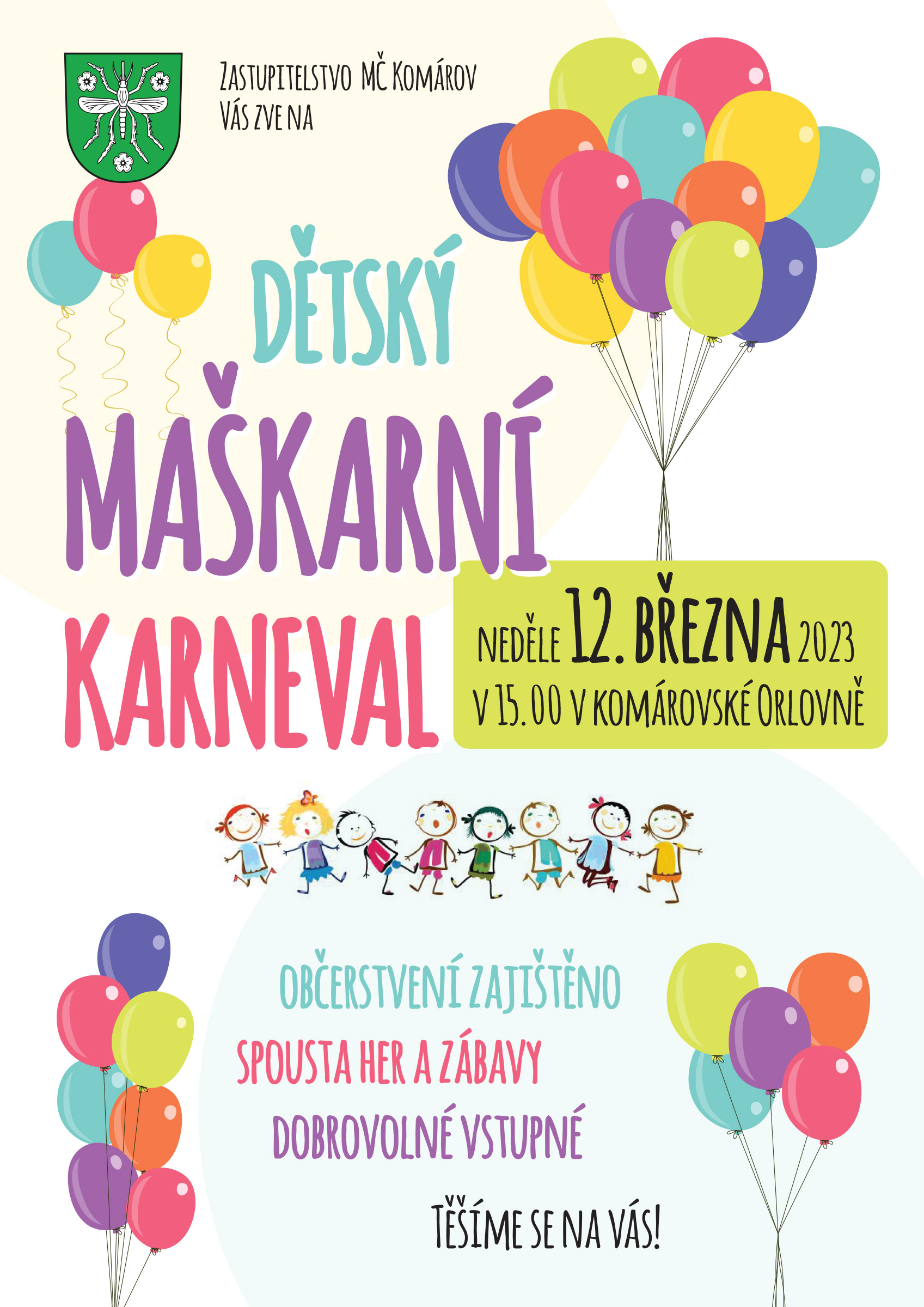 Maškarní karneval pro děti