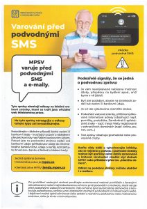 Varování před podvodnými SMS