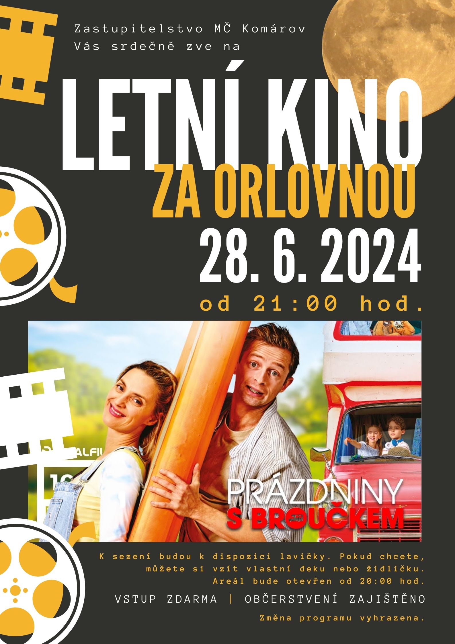 Letní kino za Orlovnou