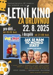 Srpnové letní kino za Orlovnou