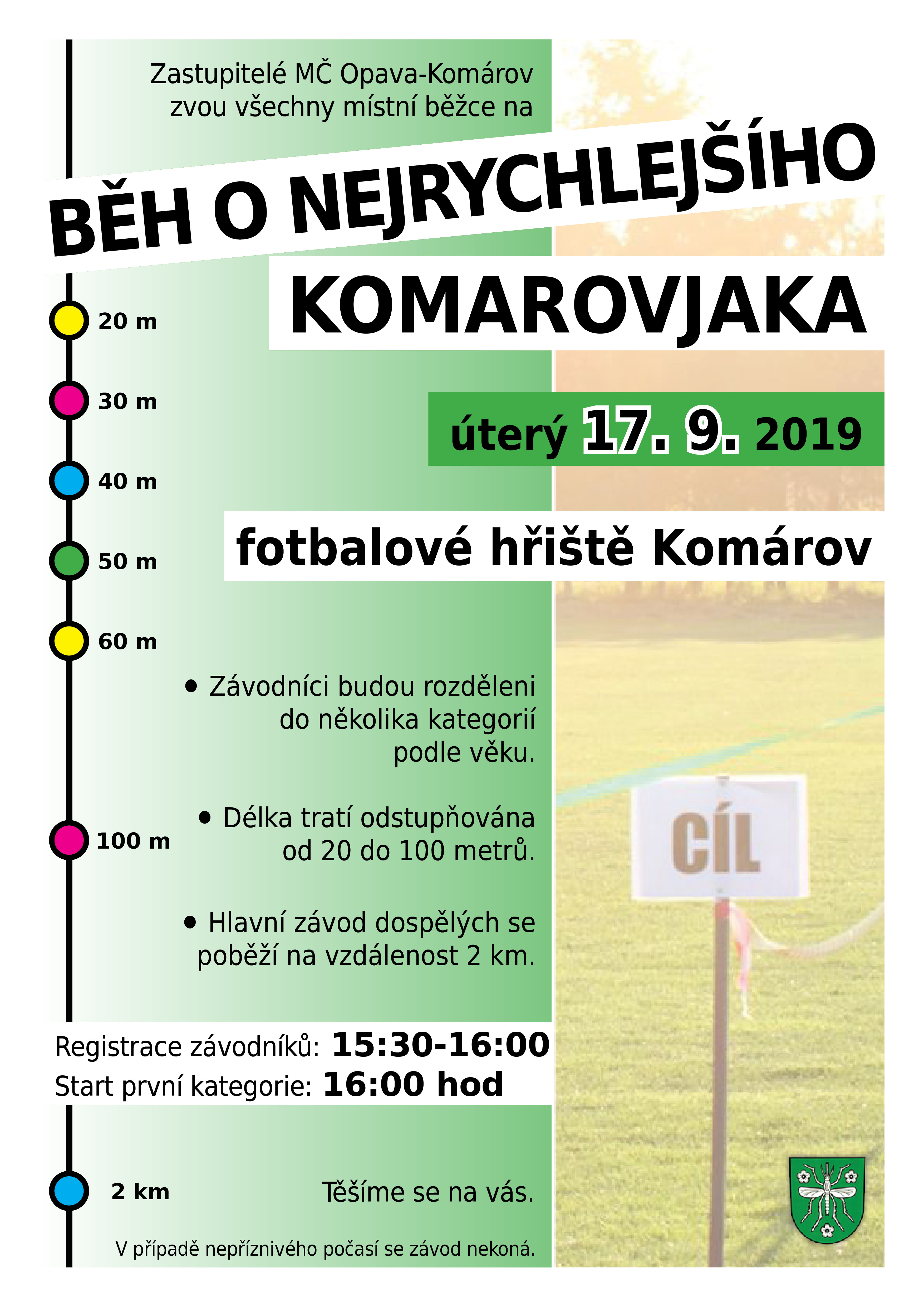 Běh o nejrychlejšího Komarovjaka