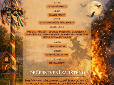 Čarodějnický rej pod májkou