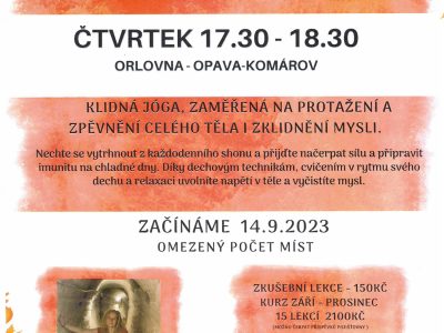 Podzimní regenerační jóga v&nbsp;Komárově