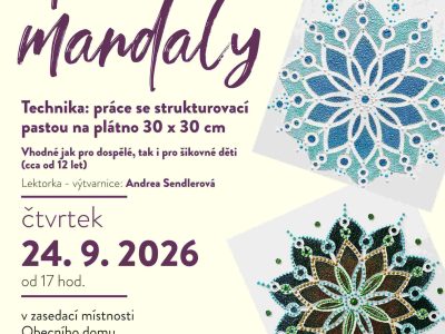 Tvořivá dílna – Malování mandaly