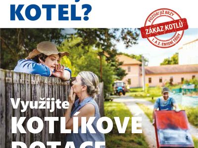 Máte starý KOTEL? Využijte KOTLÍKOVÉ DOTACE