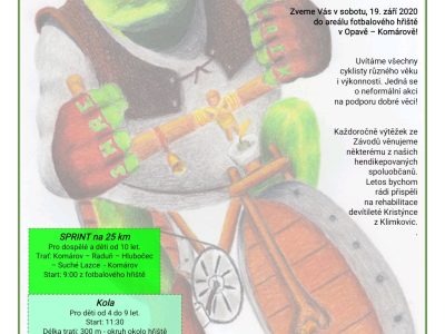 Zveme vás na cyklo-závody a drakiádu se Shrekem