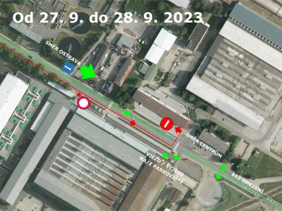 Oprava Těšínské ulice – omezení dopravy