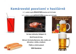Komárovské posvícení v hasičárně